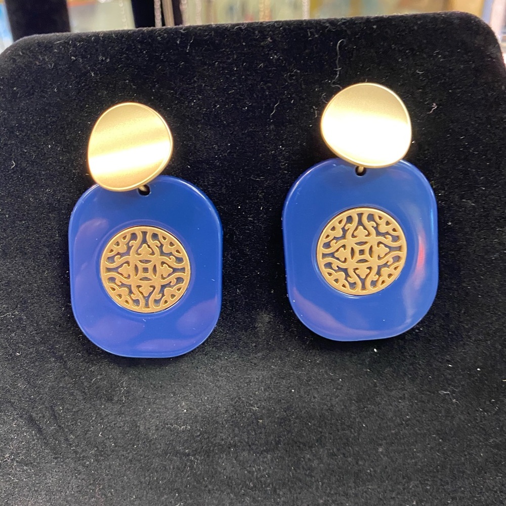 ZENZII - 18k gold plated Navy earring